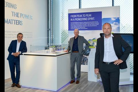 The Power Lab management team: Daniel Chatterjee, Arne Schneemann and Peter Riegger (credit: Rolls-Royce)